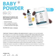 TopDog Sampon Baby Powder pentru pui