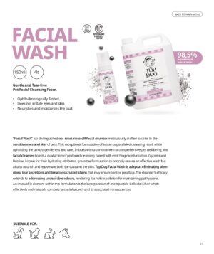 Top Dog Șampon de față pentru câini - facial wash