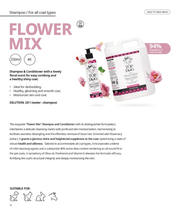 TopDog Sampon Flower Mix TopDog Sampon Flower Mix