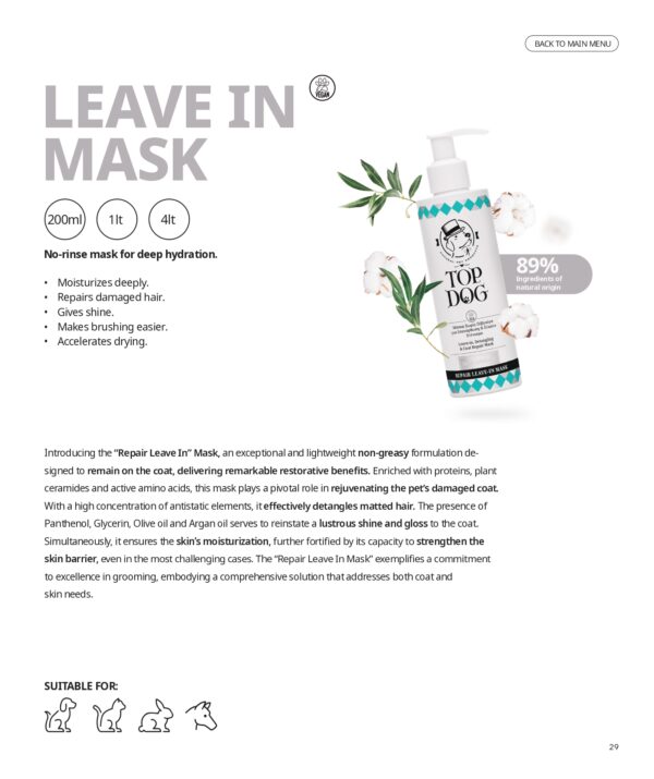 TopDog Repair Leave-In Mask