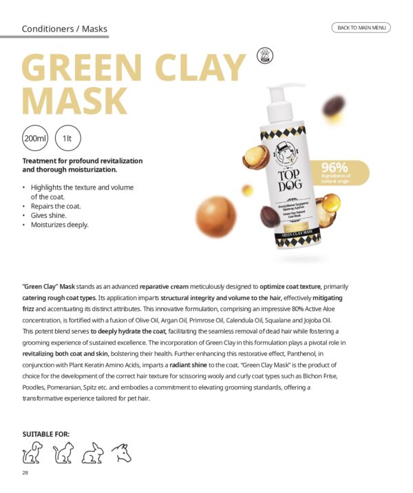TopDog Green Clay Mask