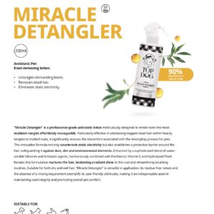 TopDog Miracle Detangler pentru descalcire