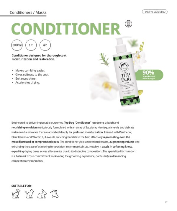 Top Dog Balsam Conditioner Top Dog Balsam Conditioner
