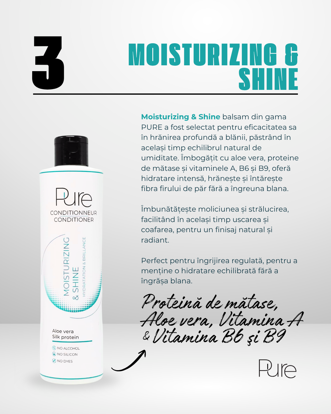 Balsam hidratant și strălucitor – PURE Moisturizing & Shine