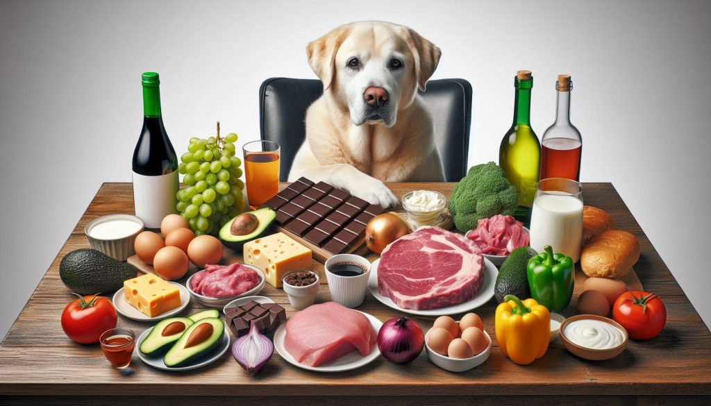 Alimente interzise câinilor